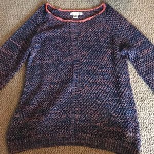 long sleeve knitted sweater